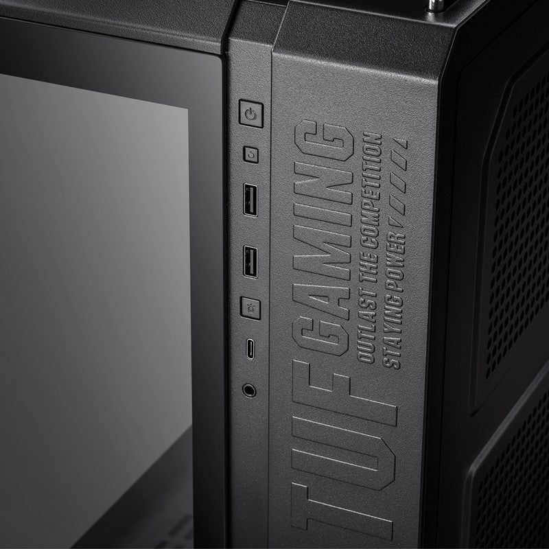 Asus TUF GAMING GT502 Tempered Glass ATX Mid Tower Case - Black