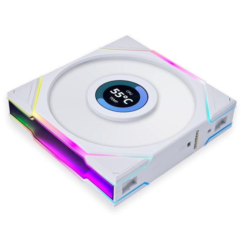 LIAN LI UNI FAN TL LCD 120mm ARGB Cooling Fan with 1.6" LCD Screen (Pack of 3)