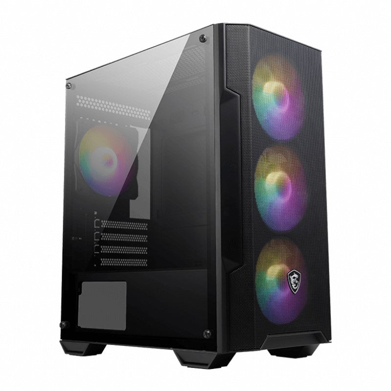 MSI MAG FORGE M100A Micro ATX Tower Gaming Case – Black