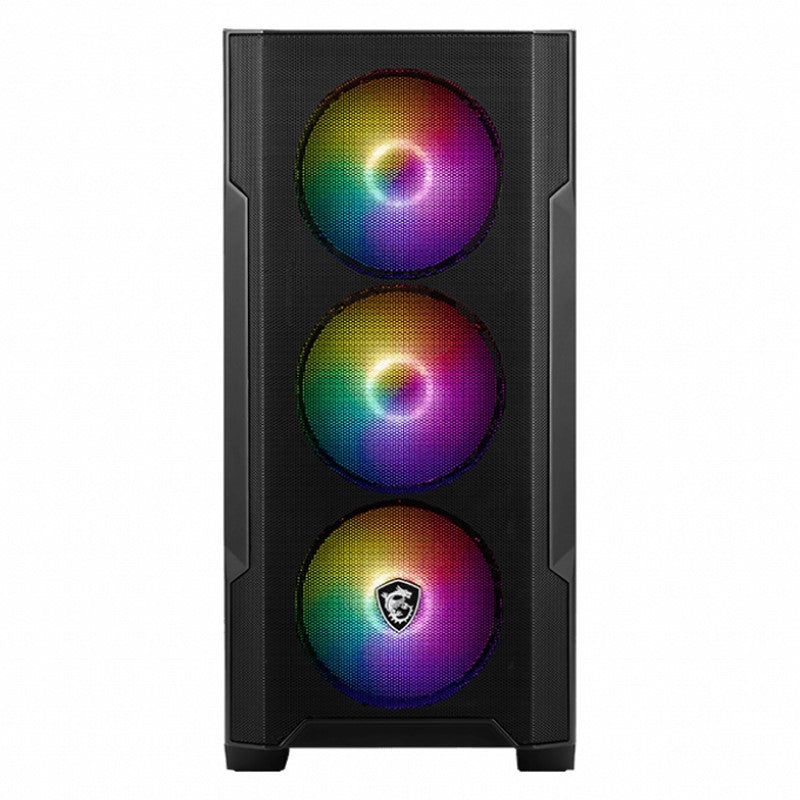 MSI MAG FORGE M100A Micro ATX Tower Gaming Case – Black