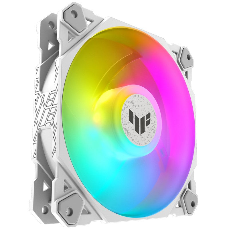 Asus TUF Gaming TF120 ARGB 3 in 1 Gaming Case Fan - White
