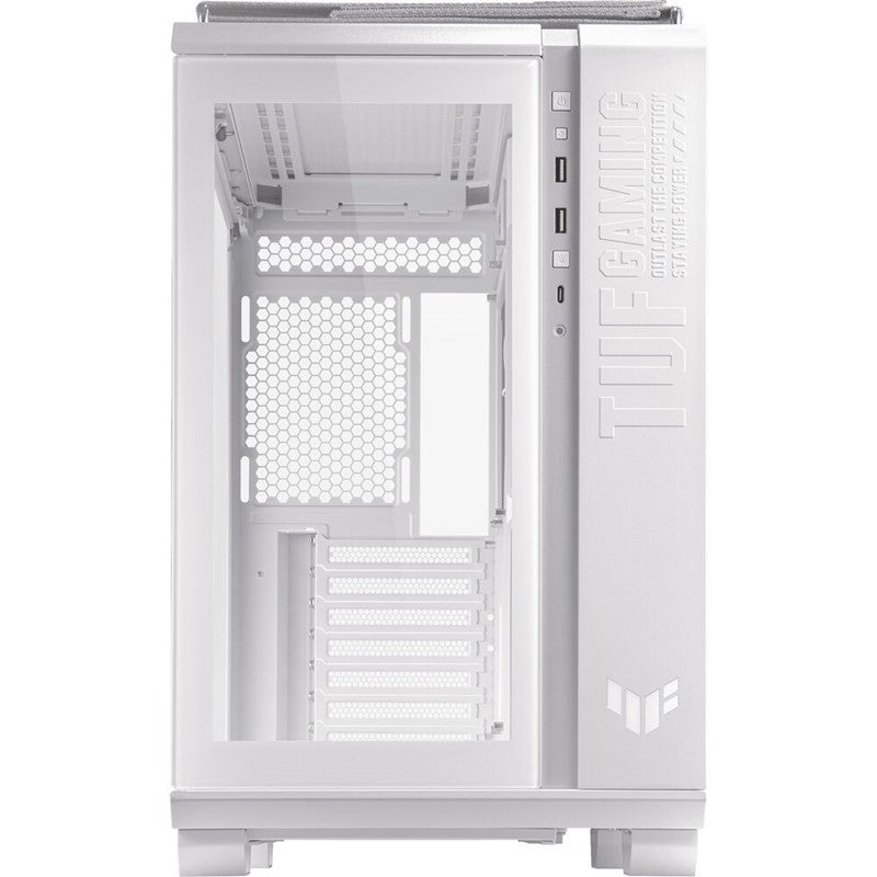 Asus TUF GAMING GT502 Tempered Glass ATX Mid Tower Gaming Case - White