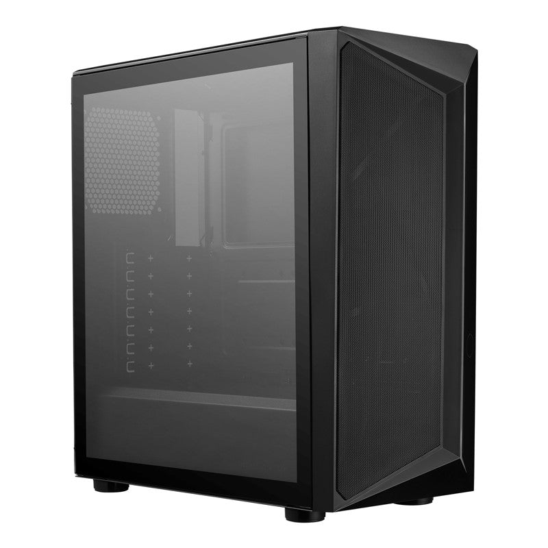 Cooler Master CMP 510 ATX Mid Tower Gaming PC Case with 3 ARGB Fans - Black