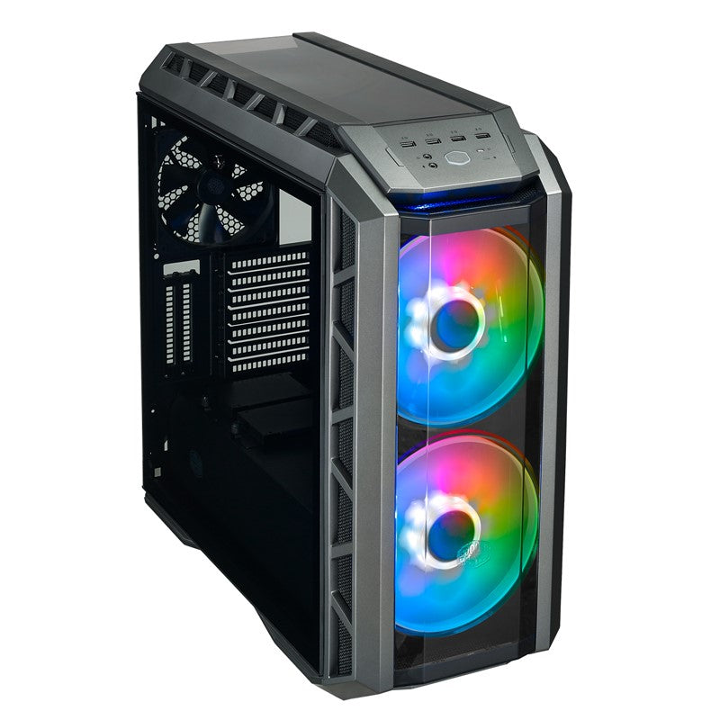 CoolerMaster MasterCase H500P ARGB Tempered Glass Gaming PC Case with 2 x 200mm RGB Fans
