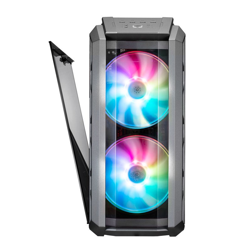 CoolerMaster MasterCase H500P ARGB Tempered Glass Gaming PC Case with 2 x 200mm RGB Fans