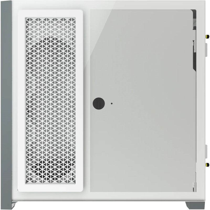 Corsair iCUE 5000X RGB ATX Mid Tower 3 Side Tempered Glass Panel PC Gaming Case With 4 RGB Fans - White