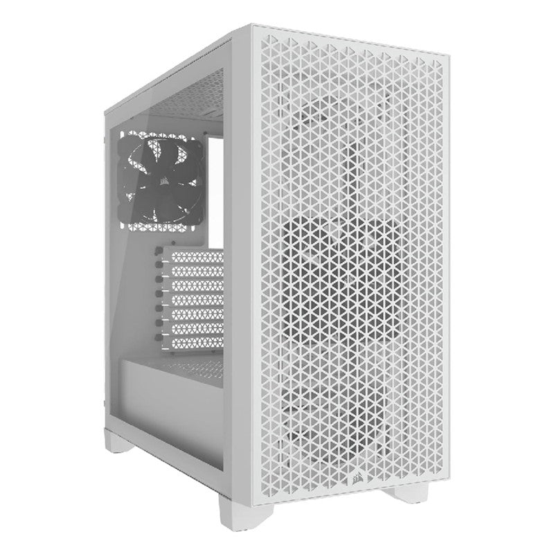 Corsair 3000D RGB AIRFLOW ATX Mid-Tower Gaming PC Case - White