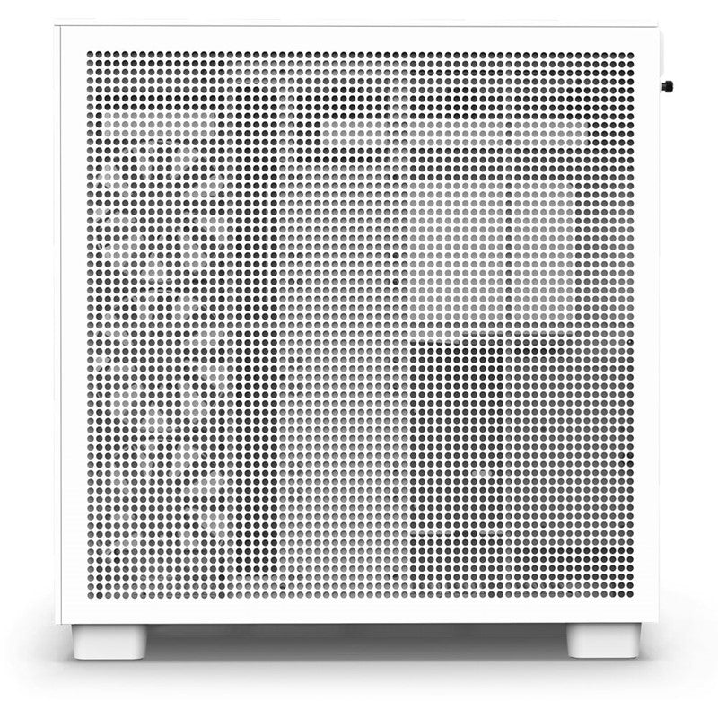 NZXT H9 Flow Edition Dual-Chamber Mid Tower Gaming Case - White