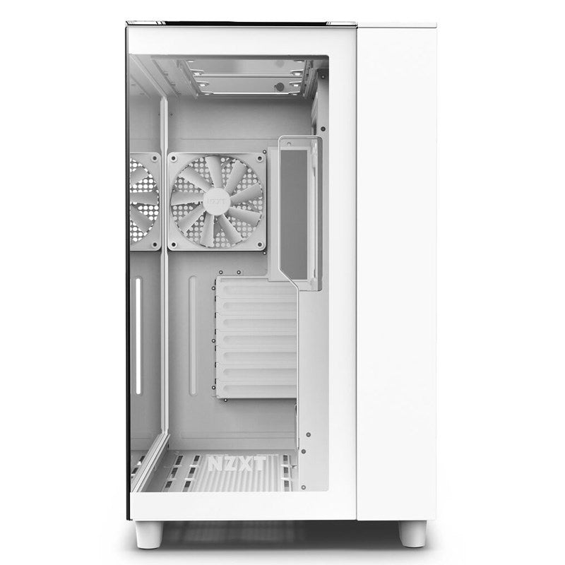 NZXT H9 Elite Premium Dual-Chamber ATX Mid-Tower Airflow Case - White (3 Fans Included)