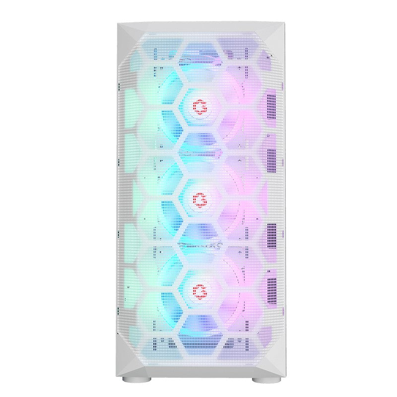 GAMEON Emperor Arctic I Series Mid Tower Gaming Case - White