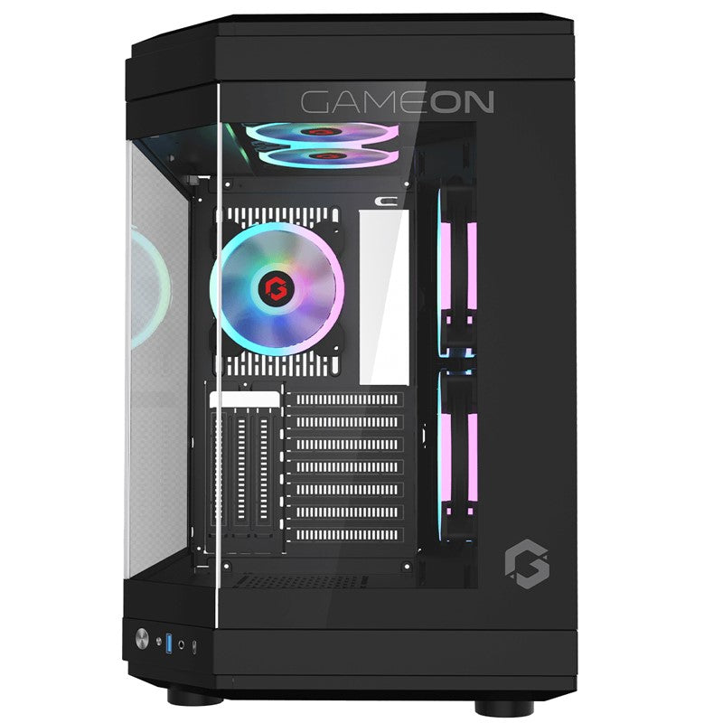 GAMEON Valkyrie Series Mid Tower Gaming Case - Black