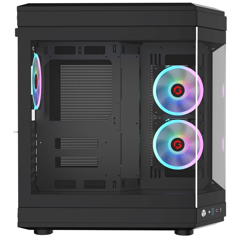 GAMEON Valkyrie Series Mid Tower Gaming Case - Black