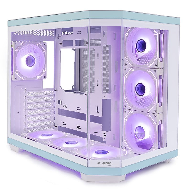 Acer V950 Tempered Glass ATX Mid Tower Gaming PC Case - Black