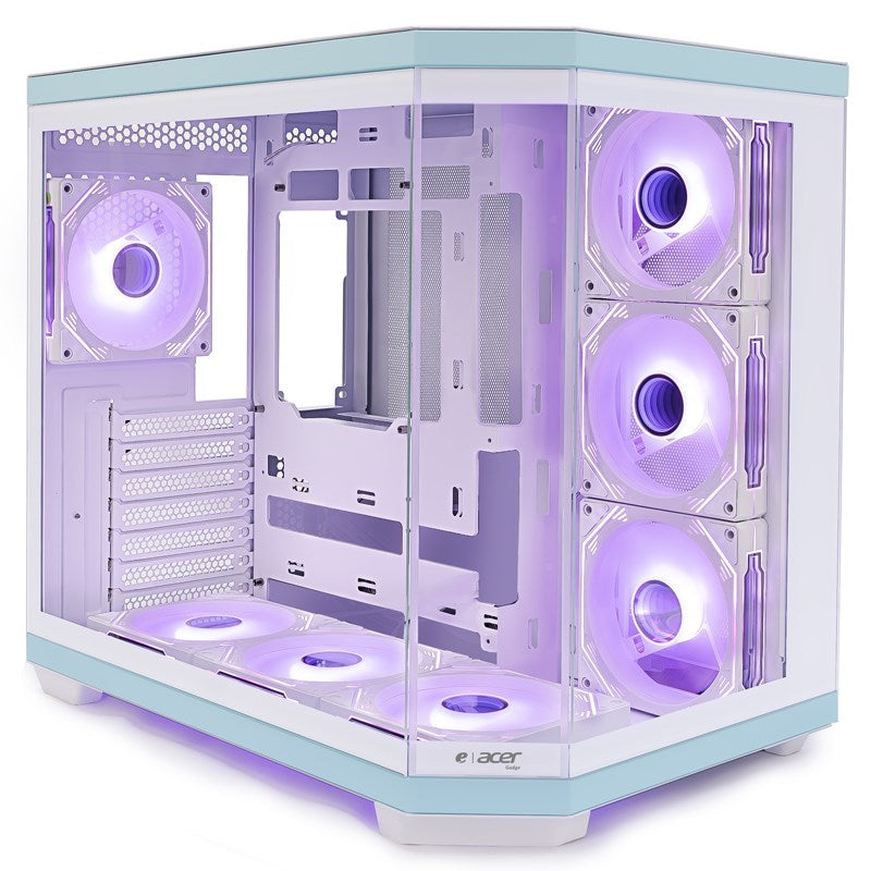 Acer V950 Tempered Glass ATX Mid Tower Gaming PC Case - Black
