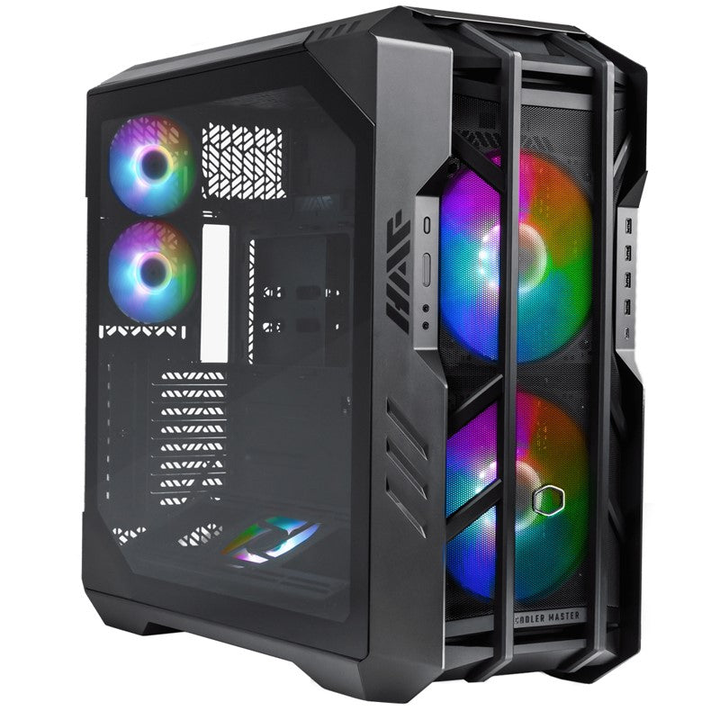 Cooler Master HAF 700 ARGB E-ATX Full Tower Gaming PC Case - Titanium Grey