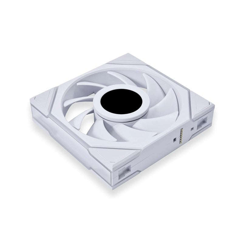 LIAN LI UNI FAN TL LCD Reverse Blade 120mm ARGB Cooling Fan with 1.6" LCD Screen (Single Pack) - White