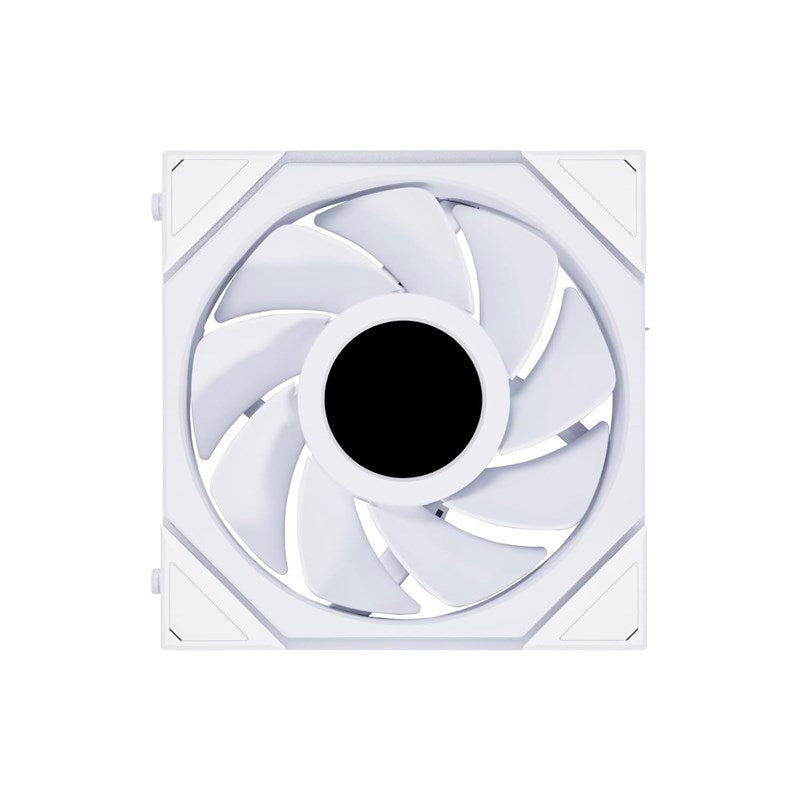 LIAN LI UNI FAN TL LCD Reverse Blade 120mm ARGB Cooling Fan with 1.6" LCD Screen (Pack of 3) - White