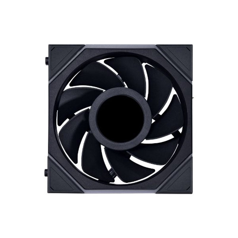 LIAN LI UNI FAN TL LCD Reverse Blade 120mm ARGB Cooling Fan with 1.6" LCD Screen (Single Pack) - Black