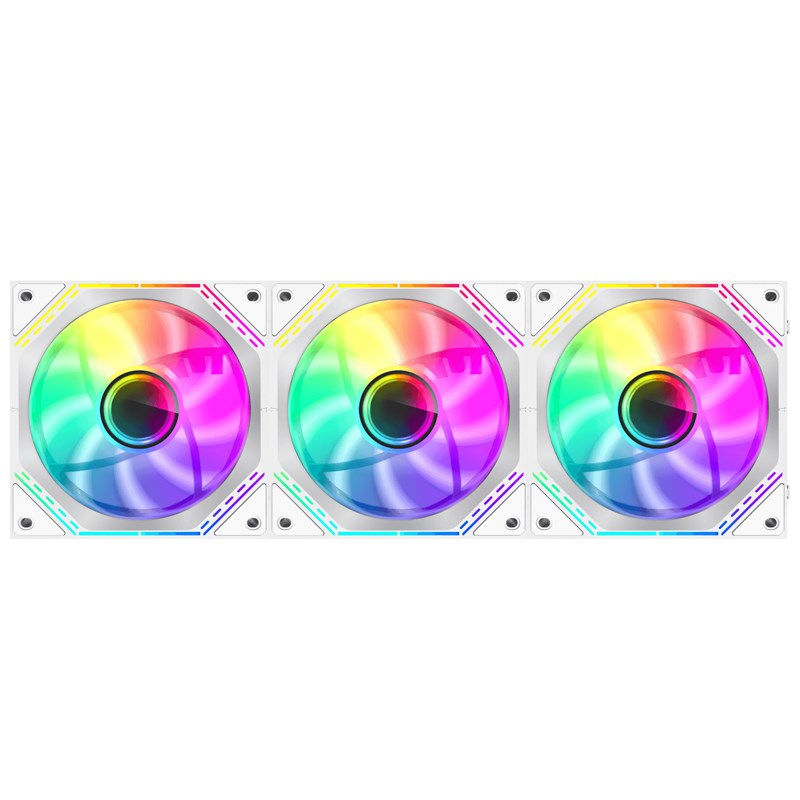 GameMax FN12A-S3I-B 120mm ARGB Case Fan (Pack of 3)