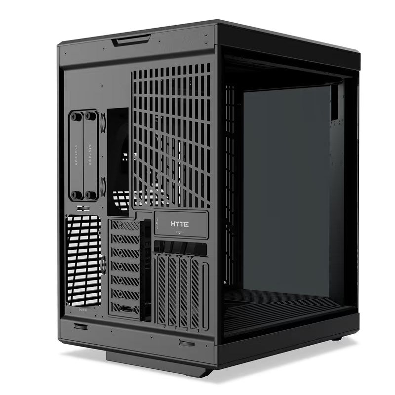 HYTE Y70 Touch Infinite E-ATX Mid Tower Gaming Case with 14.5" Touch Display - Pitch Black