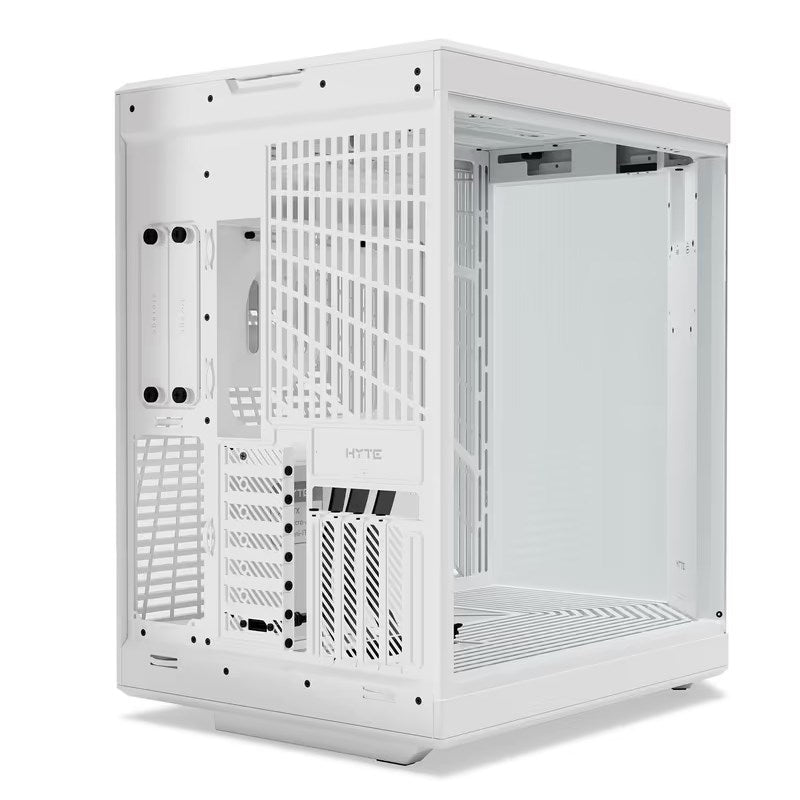 HYTE Y70 Touch Infinite E-ATX Mid Tower Gaming Case with 14.5" Touch Display - Snow White