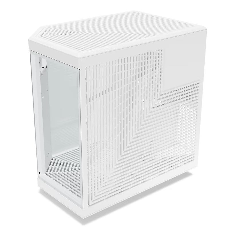 HYTE Y70 Touch Infinite E-ATX Mid Tower Gaming Case with 14.5" Touch Display - Snow White