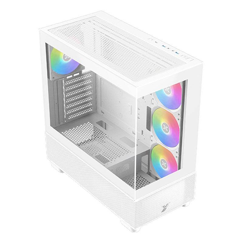 Xigmatek Endorphin Air V2 Arctic E-ATX Mid Tower Gaming PC Case - White
