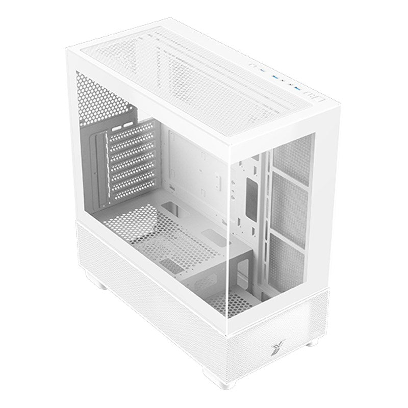 Xigmatek Endorphin Air V2 Arctic E-ATX Mid Tower Gaming PC Case - White