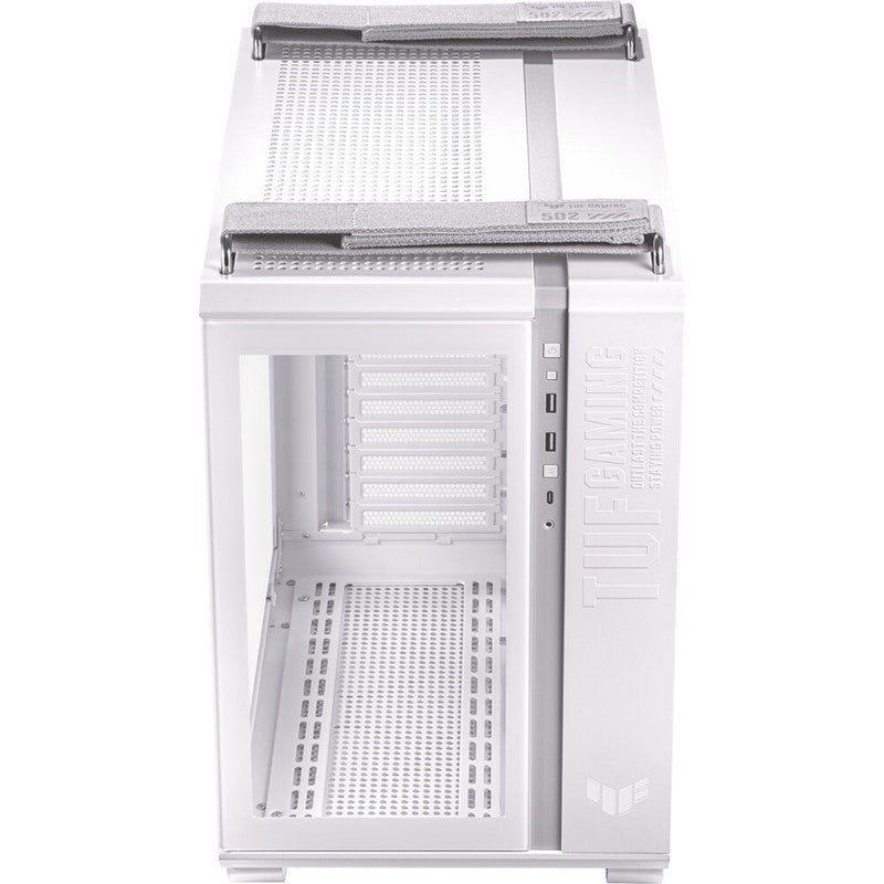 Asus TUF GAMING GT502 Tempered Glass ATX Mid Tower Gaming Case - White