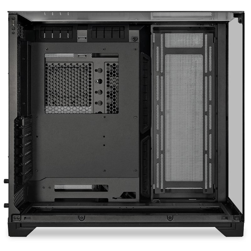 LIAN LI O11 VISION Tempered Glass Mid Tower Gaming Case - Black (Fans Not Included)