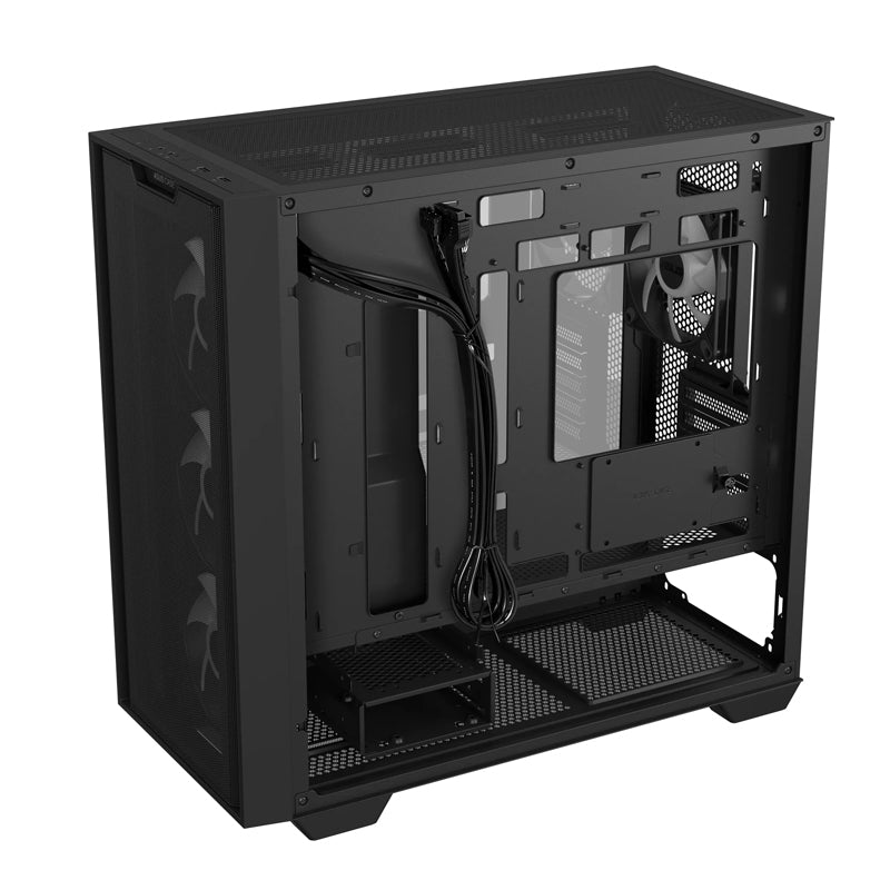 Asus A21 PLUS ARGB M-ATX Mid Tower Gaming PC Case - Black