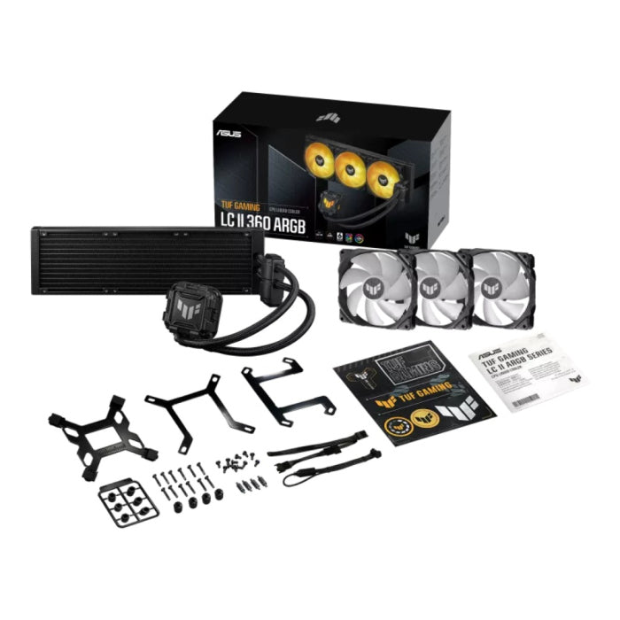 Asus Tuf Gaming LC II 360 ARGB CPU Liquid Cooler - Black