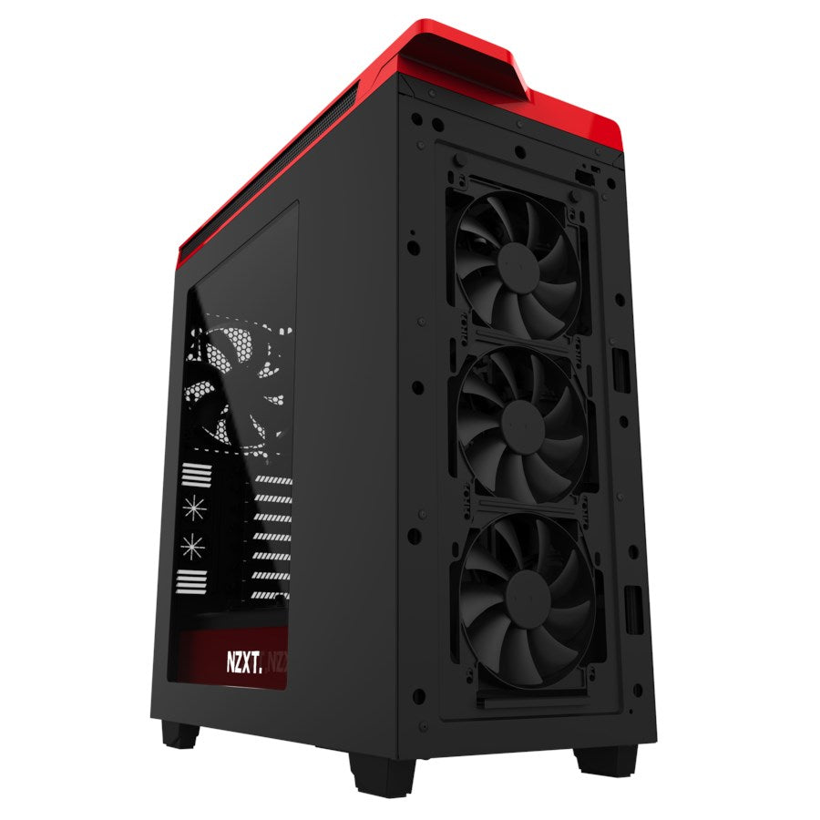 NZXT CC H440 Plus Matte Black & Red
