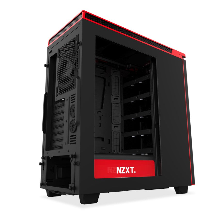 NZXT CC H440 Plus Matte Black & Red
