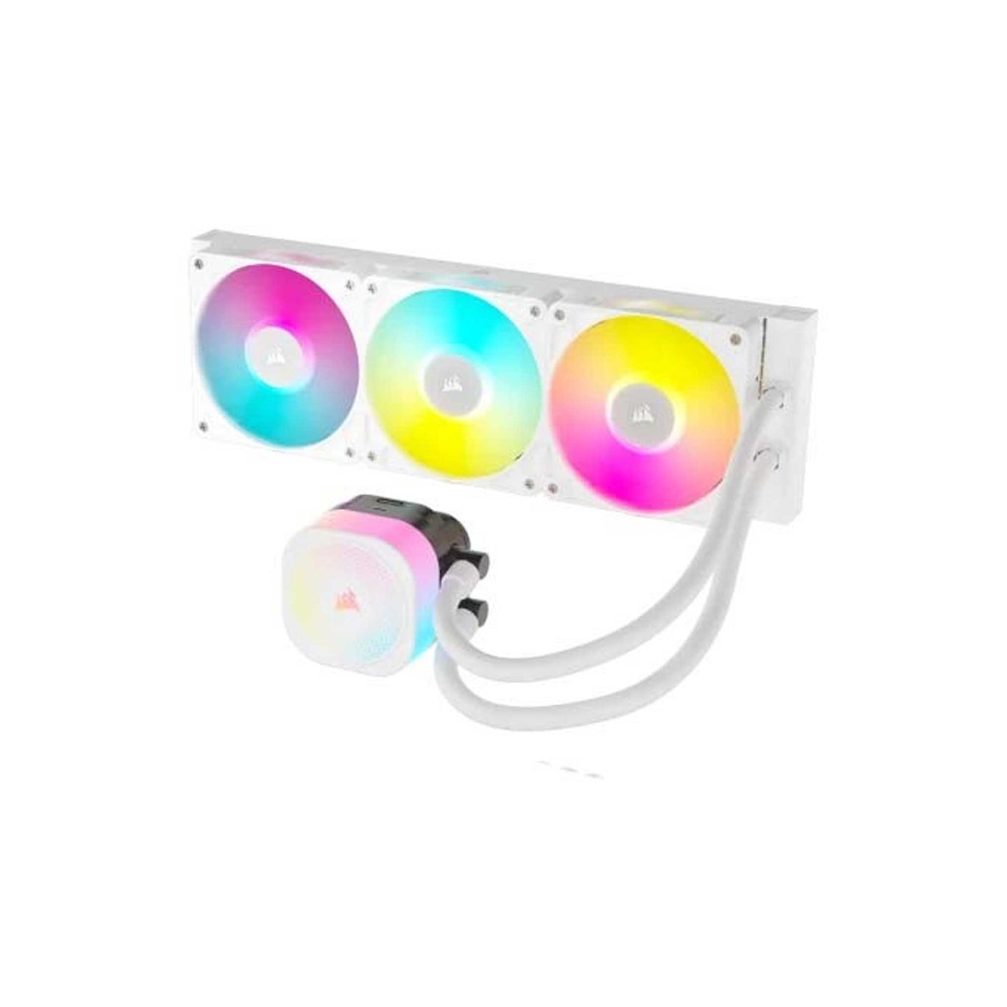 Corsair iCUE Link Titan 360mm - 3 x RX120 RGB Aio Liquid CPU Cooler - White