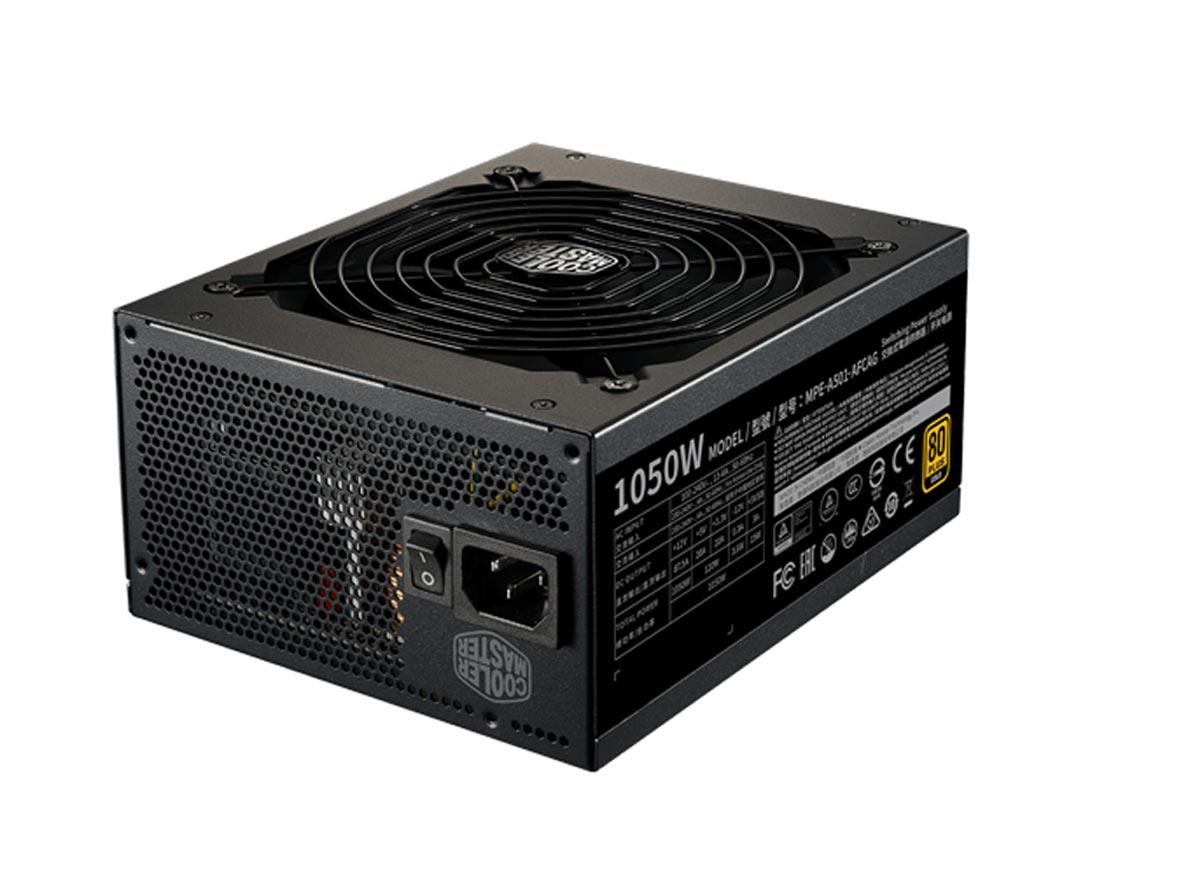 Cooler Master MWE 1050W - V2 80 Plus Gold Fully Modular Power Supply Unit - Black