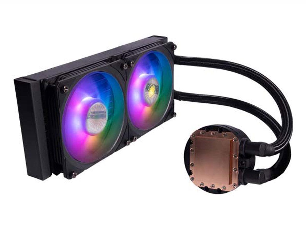 Cooler Master PL240 Flux ARGB CPU Liquid Cooler - Black