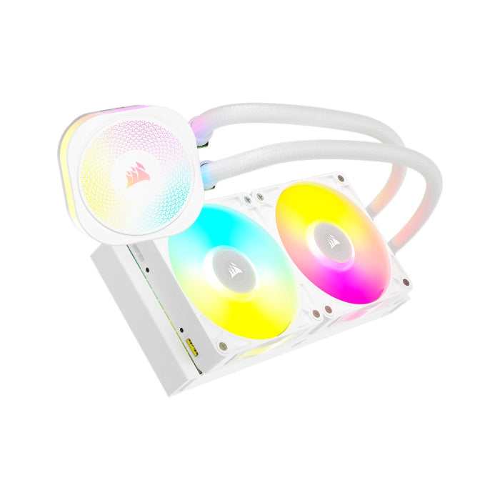 Corsair iCUE Link Titan 240 RX RGB Extreme Performance 240mm Liquid CPU Cooler - White