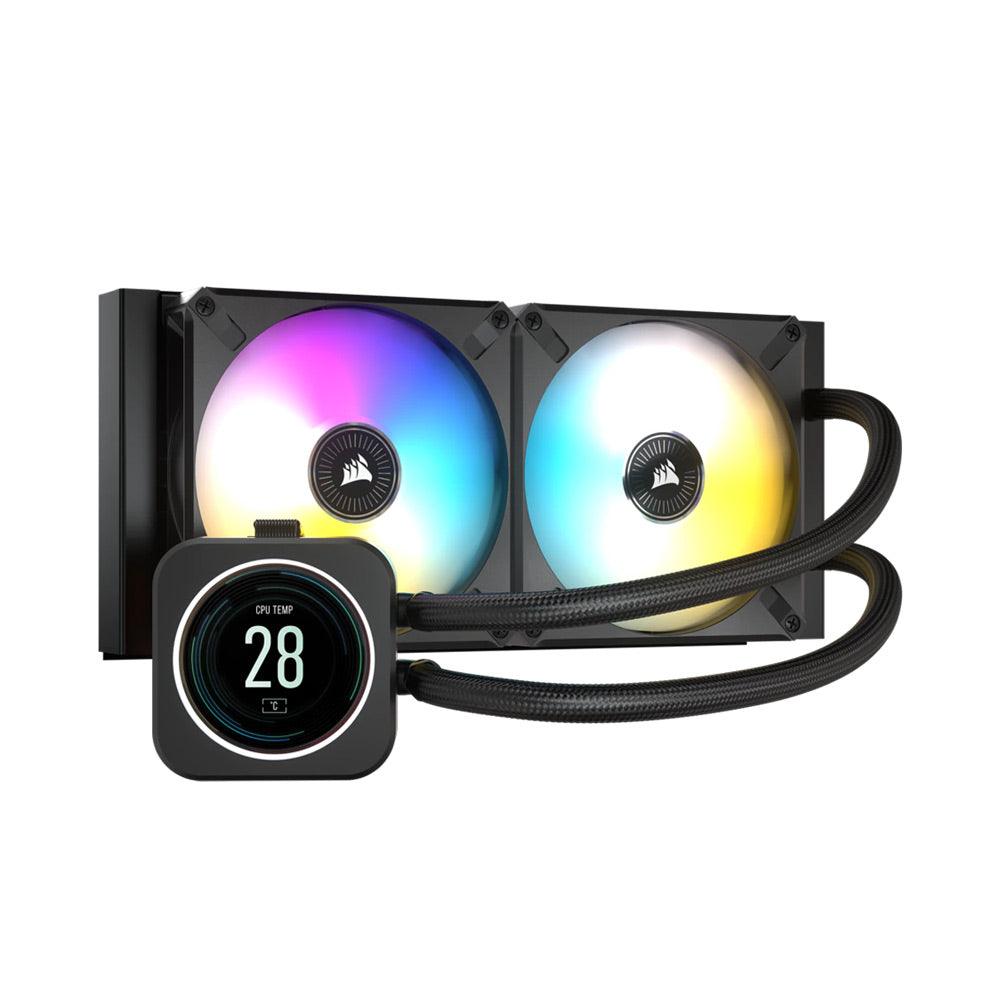 CORSAIR iCUE H100i Elite LCD Display Liquid CPU Cooler