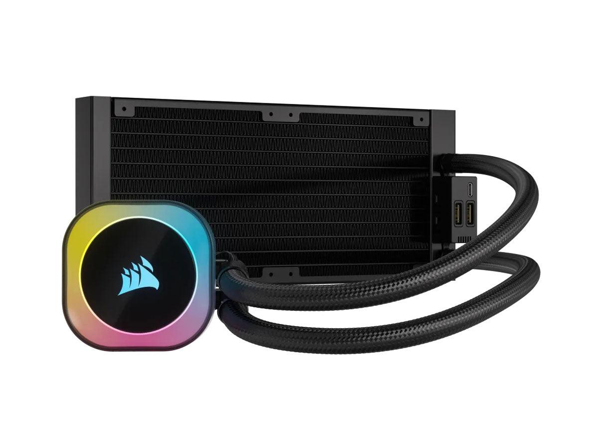 Corsair iCUE Link H100i RGB 240mm AIO Liquid CPU Cooler - Black