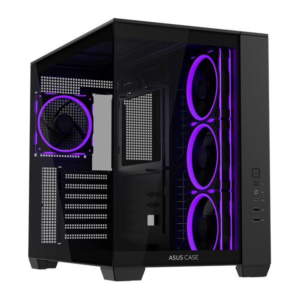 ASUS A32 PLUS ARGB Mid Tower Case - Black