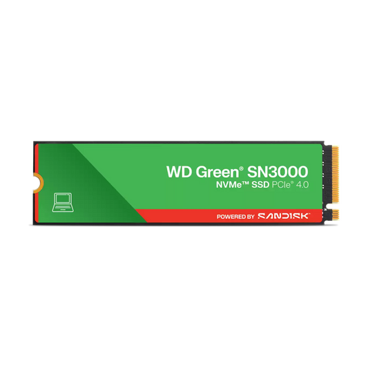 WESTERN DIGITAL SN3000 M.2 2280 PCIe GEN4x4 NVMe SSD (R:5,000 MB/s W:4,200 MB/s) - 1TB