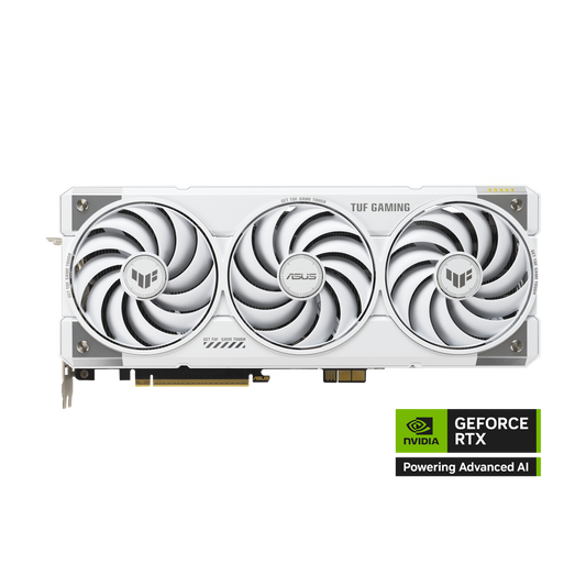 ASUS TUF Gaming Nvidia GeForce RTX 5070 TI OC 16GB BTF Graphics Card - White