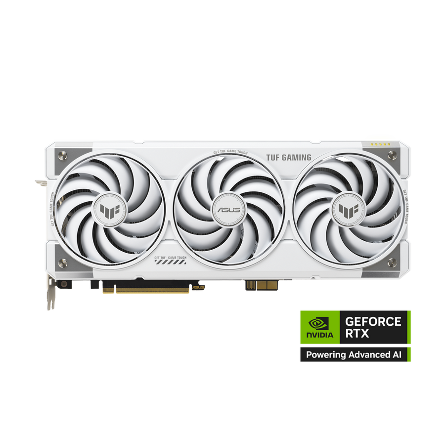 ASUS TUF Gaming Nvidia GeForce RTX 5070 TI OC 16GB BTF Graphics Card - White