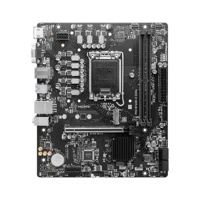 MSI PRO B760M-E DDR4 Motherboard - Black