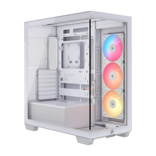 CORSAIR 3500X RS-R ARGB Mid Tower Case - White