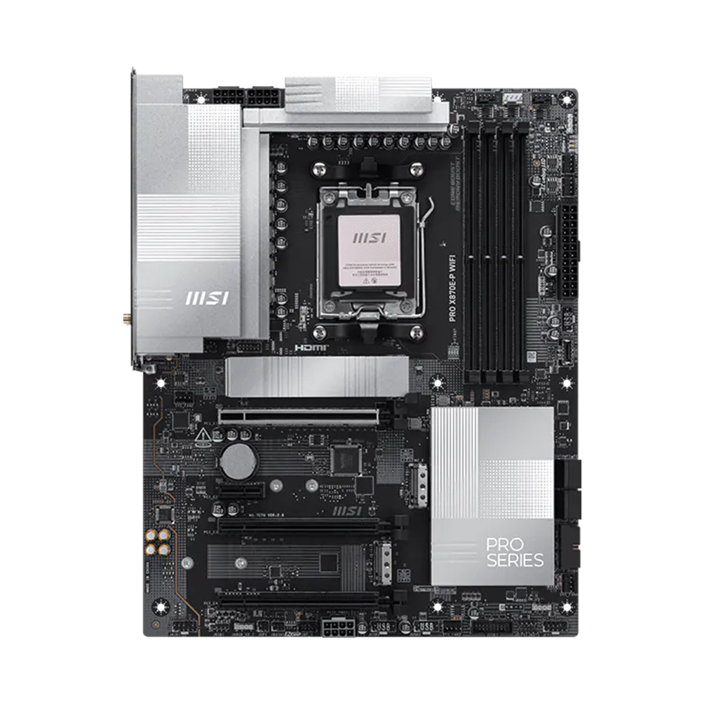 MSI PRO X870E-P WIFI DDR5 Motherboard - Black