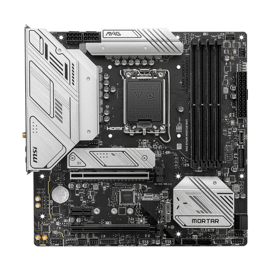 MSI MAG B760M MORTAR WIFI DDR5 mATX Motherboard - Black