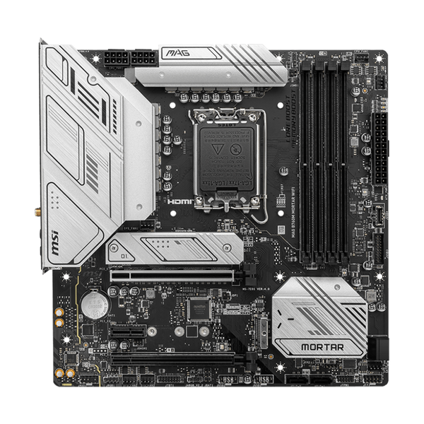 MSI MAG B760M MORTAR WIFI DDR5 mATX Motherboard - Black