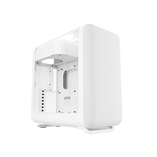 HYTE X50 ATX Case with Tempered Glass Side Panel Snow White
